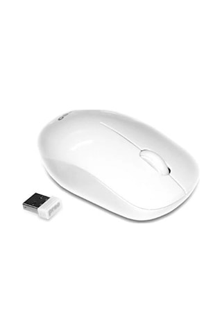 Preo M19B Ergonomik Pastel Piano White Kablosuz Sessiz Mouse Bey