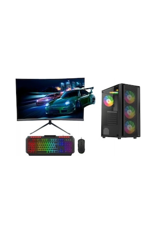 Rotampc RTM122 i7 12700KF 16 GB 512 GB M2 SSD 4 GB RX550 24" Dos Masaüstü Oyun Bilgisayarı