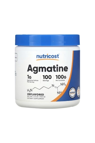 Nutricost, Agmatine, Unflavored, 3.5 Oz 100 G Usa.3933