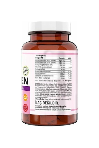 Ncs Balık Kollajen Type 1-3 Cla Biotin Çinko 90 Tablet