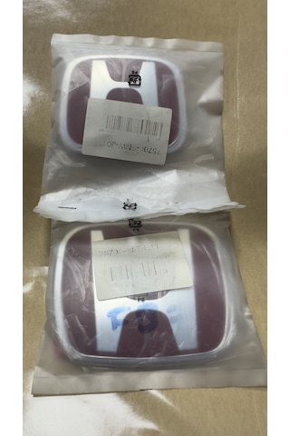 Honda Civic Fb7 Panjur Ve Bagaj Logosu Arması Kırmızı Takım 2 Li