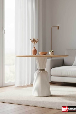 Kapadokpa 72 Cm Yemek Masası, Ofis Ve Toplantı Masası Ayağı Beyaz Beyaz