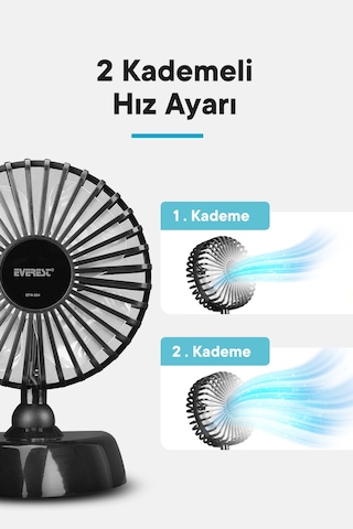 Everest Efn-504 Masa Üstü Usb  Fan
