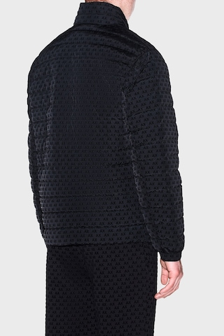 Armani Exchange Kadife Dokulu Dik Yaka Kuş Tüyü Dolgulu Mont Erkek Mont Xm003510 Af19870 Uc001 Siyah