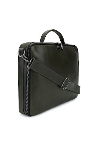 Bruno Shoes Bruno Rossi Bag Erkek Hakiki Deri Yeşil Evrak Çantası 1048 330 Erk Canta Sk24-25 Verde Yeşil
