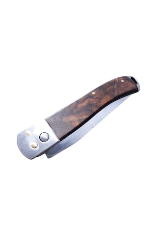 EL İŞÇİLİĞİ KİLİTLİ-KLİPSLİ Kamp ÇAKI 4116 ÇELİK 22CM AHŞAP SAP