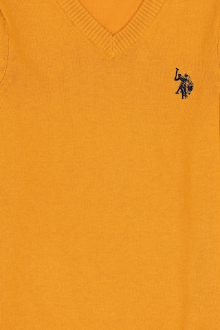 U.s. Polo Assn. Erkek Çocuk Hardal Kazak /triko 50294200-vr072 Hardal