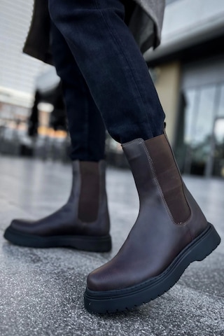 Saklımoda Ch223 Cst Alaska Erkek Bot Kahve Çok Renkli