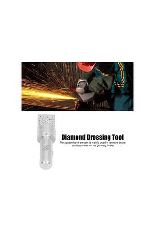 Tongxida Diamant Kaplı Kare Uçlu Zımpara Tekerleği Düzeltici, Gürültü Ve Tırnak Kaldırıcı Aracı, 10mm Saplı