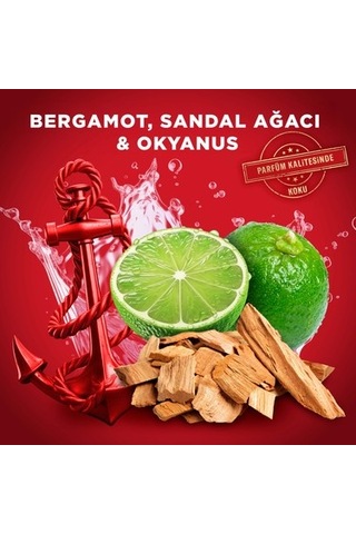 Old Spice Captain 800 Ml 3 Ü 1 Arada Duş Jeli Derinlemesine Temizleyen Okyanus Acai Üzümü