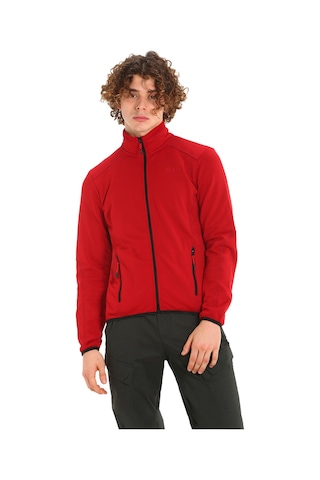 Slam Actıve Mıd Weıght Grıd Fleece Kırmızı Kırmızı