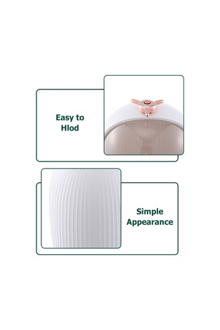 Springsun Led Işıklı Şeffaf Makyaj Organizatörü - Banyo & Yatak Odası İçin Kompakt Saklama Kutusu Beyaz