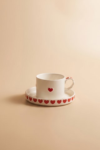 Karaca Sweetheart Çay Fincan Takımı 195 Ml Beyaz