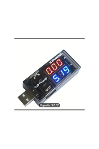 Shenzhen Usb Şarj Cihazı Doktoru Akım Gerilim Şarj Dedektörü Pil Voltmetre Ampermetre Multimetre