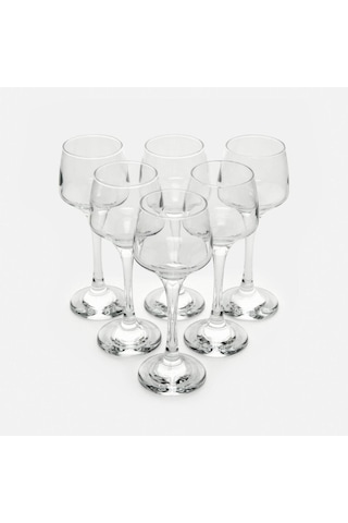 Lav Lal 6'lı Kahve Yanı Su Bardağı - 80 Ml