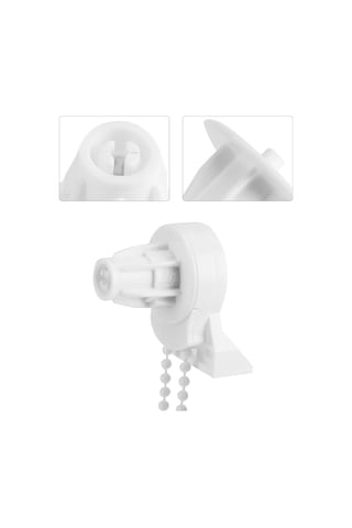 Tenfowee 25mm Tüp Jalet Perde Tamir Seti - Kelepçe, Braket Ve 140cm Pervane Zinciri İle Üç Yönlü Montaj Özelliği