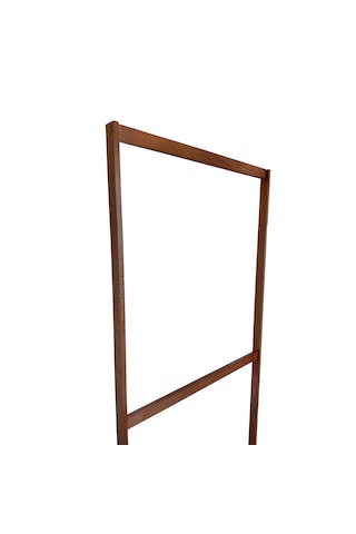 Ayaklı Askı Ahşap Elbise Askısı 2 Katlı Askılık 5870