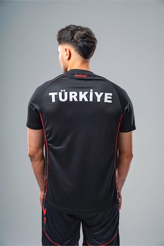 Hummel Target Milli Takım Antrenman Tişört Kırmızı- Siyah
