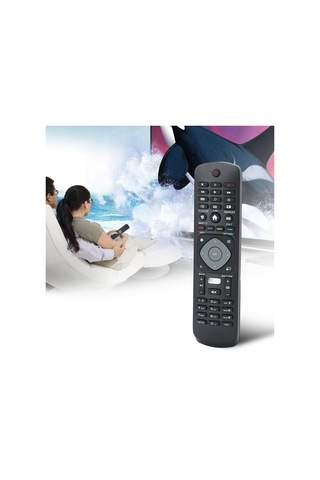 Konesam Philips Tv Kumandasını Değiştirin Hof16h303gpd24 Uyumlu Netflix Tuşlu 398gr08b Abs Malzeme Pil Dahil Değil