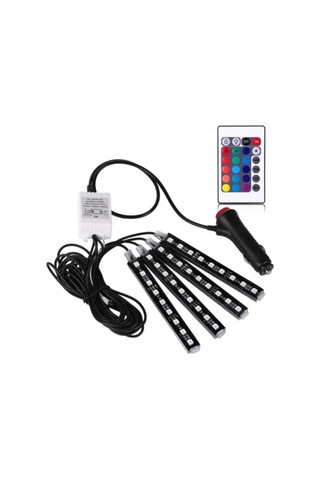 Ayak Altı Led Lamba Sese Duyarlı Led Müziğe Duyarlı Led 9 Ledli (443453520)