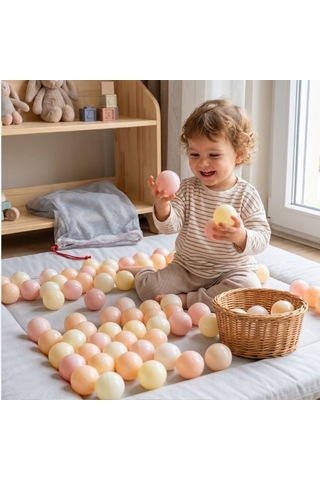Casual 100 Adet Bpa Sız Pastel Oyun Havuzu Topu