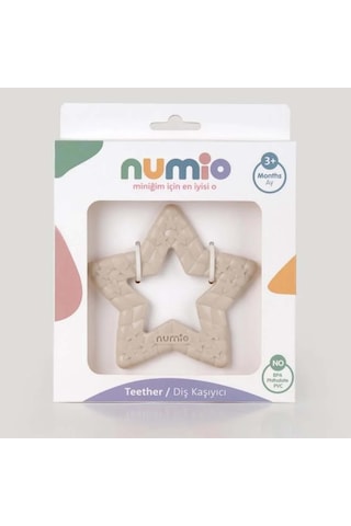 Numio Yıldız Diş Kaşıyıcı 3+ Ay 36122 Ekru