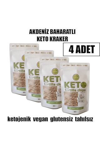 Blendfood Akdeniz Baharatlı Ketojenik Kraker 4 x 60 G