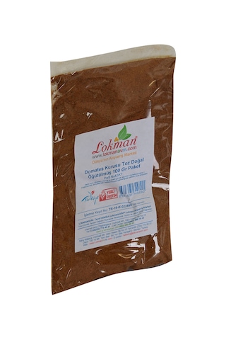 Lokman Avm Domates Kurusu Toz Doğal Öğütülmüş 100 G