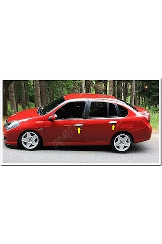 Woc Chrome Renault Clio Symbol Krom Kapı Kolu 2009-2012 4 Kapı Pa