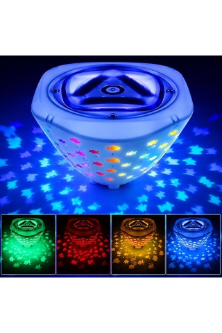 Yüzen Led Havuz Işığı Rgb 5 Renk 5 Mod Ip67 Su Geçirmez