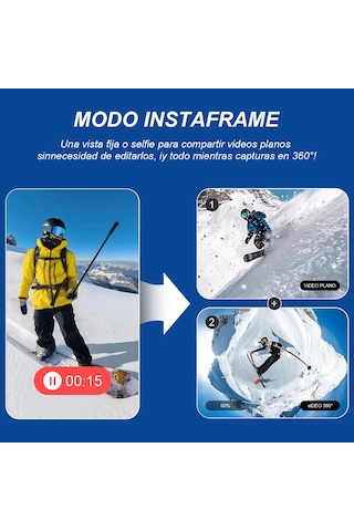 Insta360 X5 Motorcycle Bundle Aksiyon Kamerası