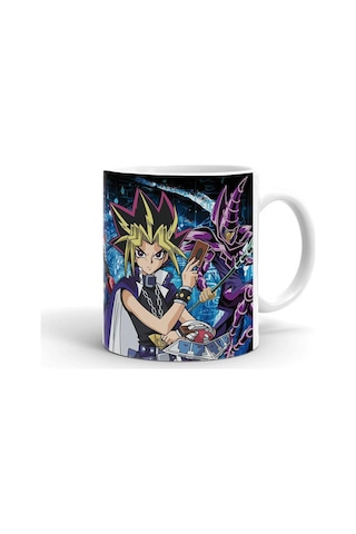 Yu Gi Oh Baskılı Seramik Beyaz Kupa Yu Gi Oh Baskılı Seramik Beyaz Kupa