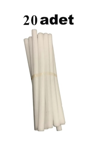 StarMall Süngerli Çubuk 20 Adet Koltuk Örtüsü Sıkıştırma Yerleştirme Aparatı Koltuk Kılıfı 30-35 Cm Beyaz