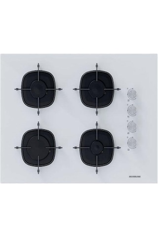 Silverline BO6501W01 - CS5665W01 2'li İkili Beyaz Cam Ankastre Set