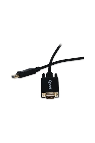 Qport Q-Dpv Dısplay PortM To VgaM 1.8 Mt Kablo Çevirici Dönüş