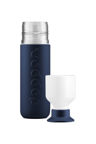Dopper Insulated Yalıtımlı Termos Şişe 350 Ml - Dalga Mavisi Lacivert / Beyaz