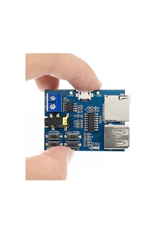 Tfu Mp3 Wav Ses Müzik Çalma Kartı 3w Amfi Micro Sd Usb Flash Okuyucu