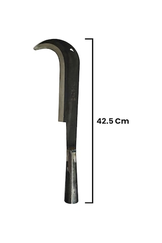 Zargana Tahra Metal Saplı Dövme Çelik 42.5 Cm