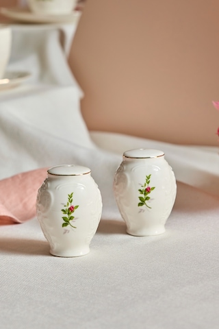 Karaca Vintage Rose Tuzluk Biberlik 7 Cm Çok Renkli