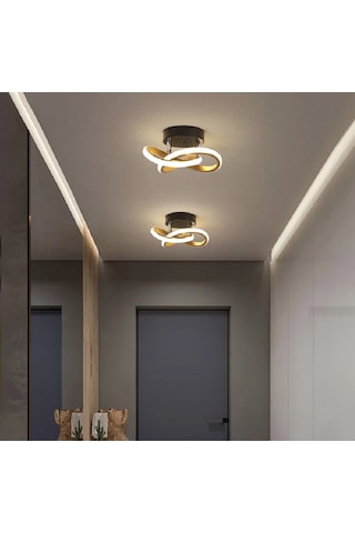 Burenze Burenze Modern Plafonyer Tavan Led Avize Krom 2 Adet Set Fiyat Ledli Avize -burenze763 Krom