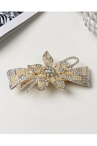 Queen Fair Saç İçin Otomatik Saç Tokası "lübnan" 8,5 Cm 272575839 Altın