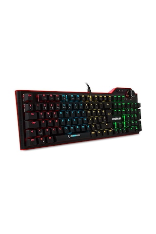 Rampage Hydra R6 Full Color RGB LED Gaming Pro Blue Switch Multimedya Mekanik Q Klavye