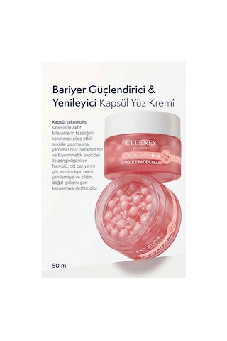 Celenes By Sweden Somon Dna Pdrn Bariyer Güçlendirici & Yenileyici Kapsül Yüz Kremi, 50 Ml
