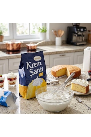 Dondo Krem Şanti 1000 Gr & Fiero Toz Krema Patiseri 1000 Gr.