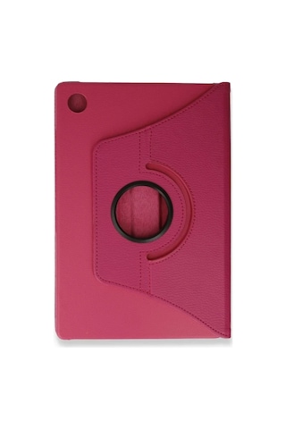 Northcity Samsung Galaxy Tab A9 Plus Kılıf 360 Tablet Deri Kılıf - Pembe