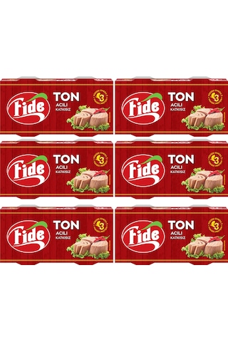 Fide Acılı Ton Balığı 12 x 160 G