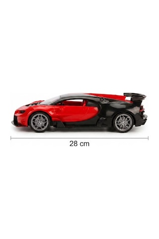 Bugatti Tasarımlı Uzaktan Kumandalı 27mhz 5 Kanallı 1:14 Ölçekli Süper Yarış Arabası Çok Renkli