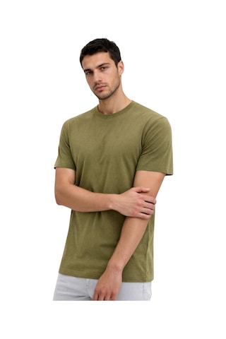 Arma Ar-ma Erkek Bisiklet Yaka Tişört Baskisiz Basic Örme Kumaş Regular Fit %47 Modal %47 Pamuk %6 Likra 30/1 Penye Modal Full Likra Süprem Y31344473002 Haki-h1
