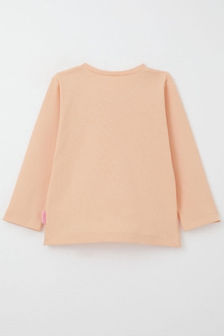 Breeze Kız Bebek Uzun Kollu Tişört Basic 9 Ay-3 Yaş, Somon Somon