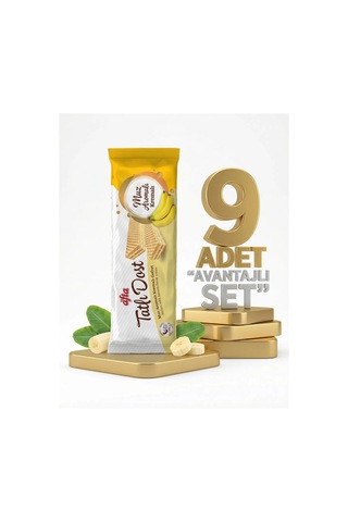 Afia Tatlı Dost Muz Kremalı Gofret 9x140 Gr